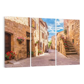 Obraz na płótnie 120x80 - Malownicze zakątki miasta - uliczka, miasto