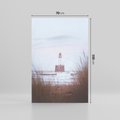 Obraz na płótnie 70x100 - Magiczna Aura - latarnia, mgła