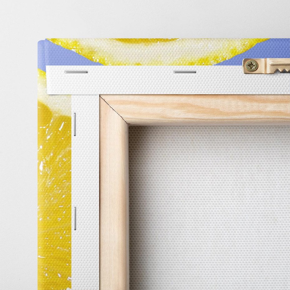 Obraz na płótnie 120x60 - Cytryna Żywa Energia - cytryna, owoce