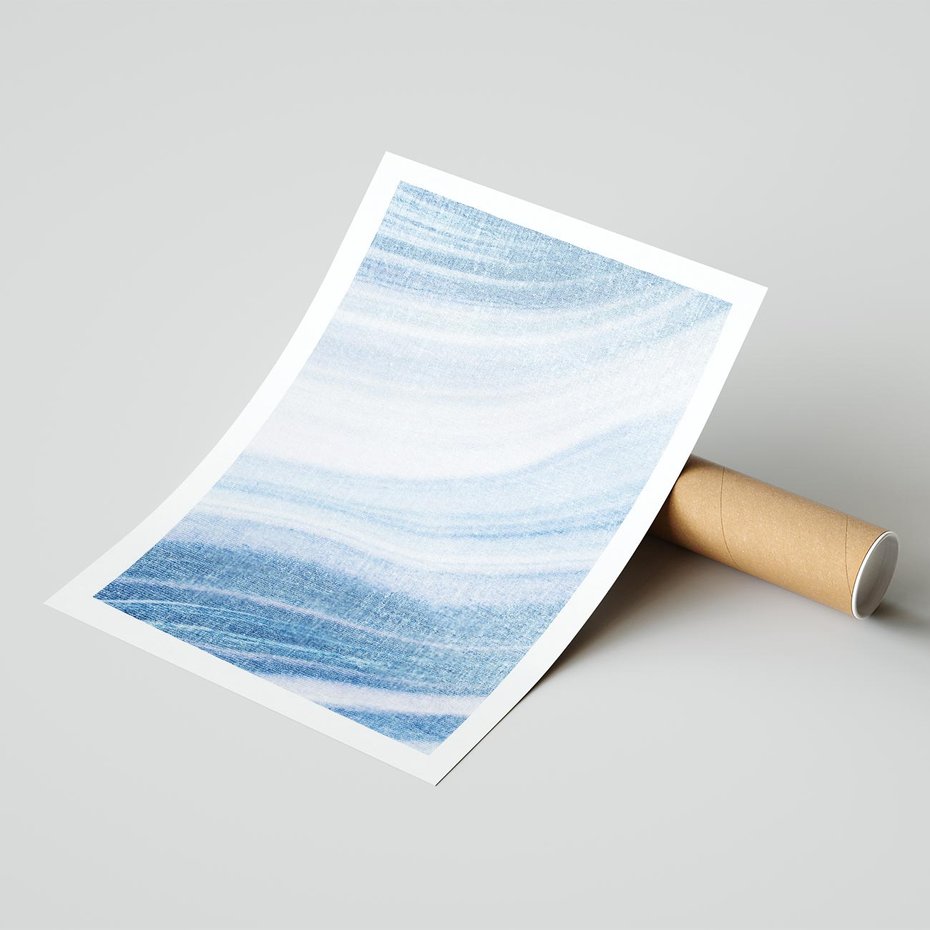 Plakat bez ramy 21x30 - Abstrakcyjna akwarela - abstrakcja, akwarela