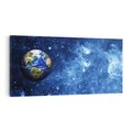 Obraz na płótnie 120x60 - Kosmiczne podróże na Ziemię - kosmos, ziemia
