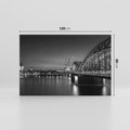 Obraz na płótnie 120x80 - Harmonia architektury - most, Niemcy