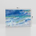 Obraz na płótnie 70x50 - "Seascape" (1897), Pierre-Auguste Renoir - Reprodukcja - reprodukcja, obraz na płótnie