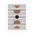 Plakat bez ramy 21x30 - Plakat w Stylu Abstrakcji - geometryczna grafika, plakat