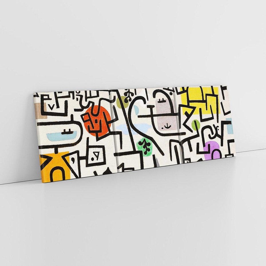 Obraz na płótnie 90x30 - Rich Port 1938, Paul Klee - Reprodukcja - reprodukcja, obraz na płótnie