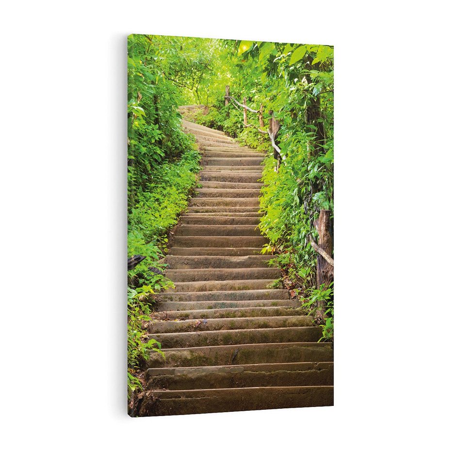 Obraz na płótnie 70x100 - Magia Leśnej Ścieżki - ścieżka, w lesie