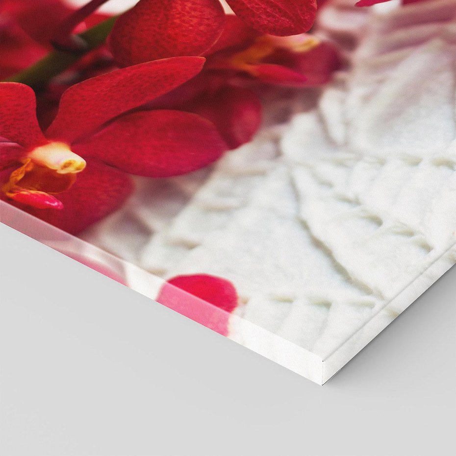 Obraz na płótnie 70x50 - Delikatność Kwiatowej Elegancji - orchidea, kwiat