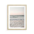 Plakat w ramie 30x40 - Krajobraz Morza i Fal - morze, fale - rama drewno