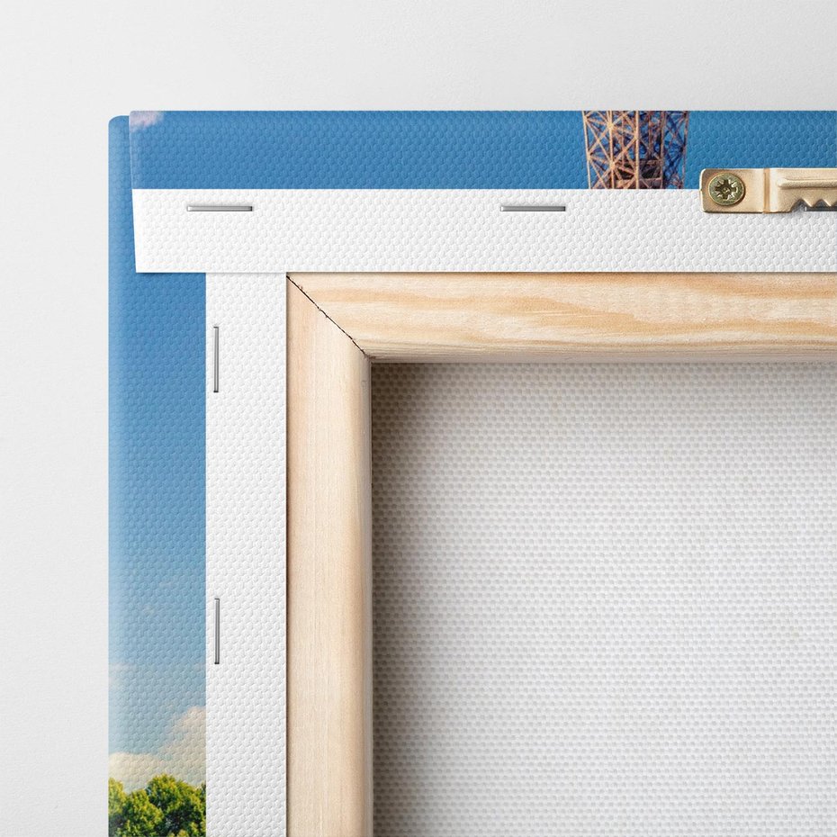 Obraz na płótnie 70x100 - Paryżska ikona Francji - wieża Eiffla, Paryż