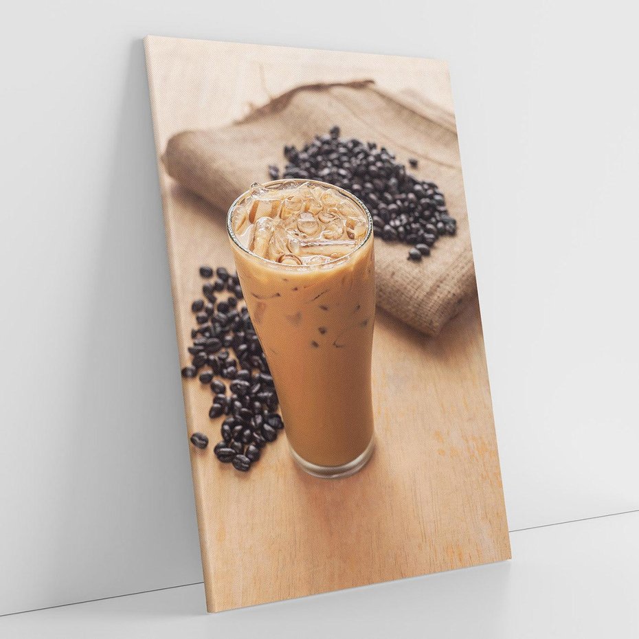 Obraz na płótnie 70x100 - Kawa ice coffee: orzeźwiający napój - kawa, ice