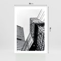 Plakat bez ramy 50x70 - Fotografia Wieżowców - architektura, budynki