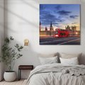 Obraz na płótnie 60x60 - Big Ben - ikona Londynu - Londyn, Big Ben