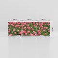 Obraz na płótnie 150x50 - Tulipanowe Elegancja - tulipany, kwiat