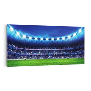 Obraz na płótnie 140x70 - Energia na stadionie - piłka, nożna