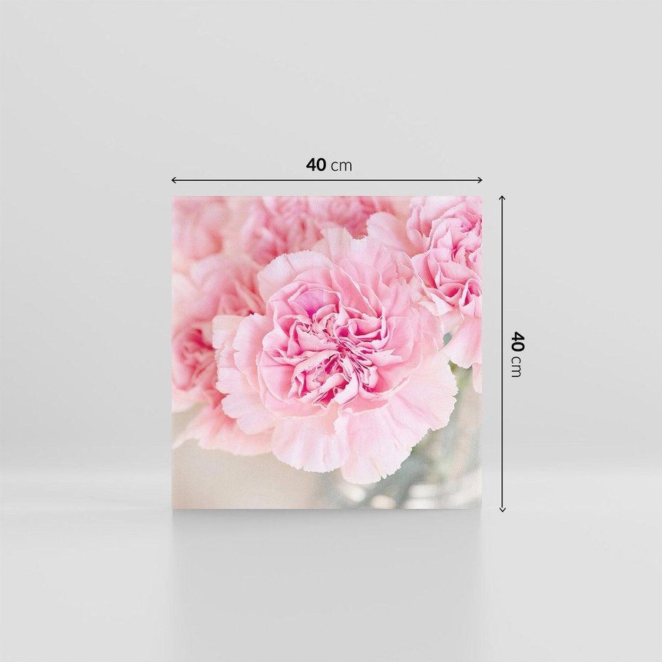 Obraz na płótnie 40x40 - Kwiatowe Rytmy - kwiat, kwiaty