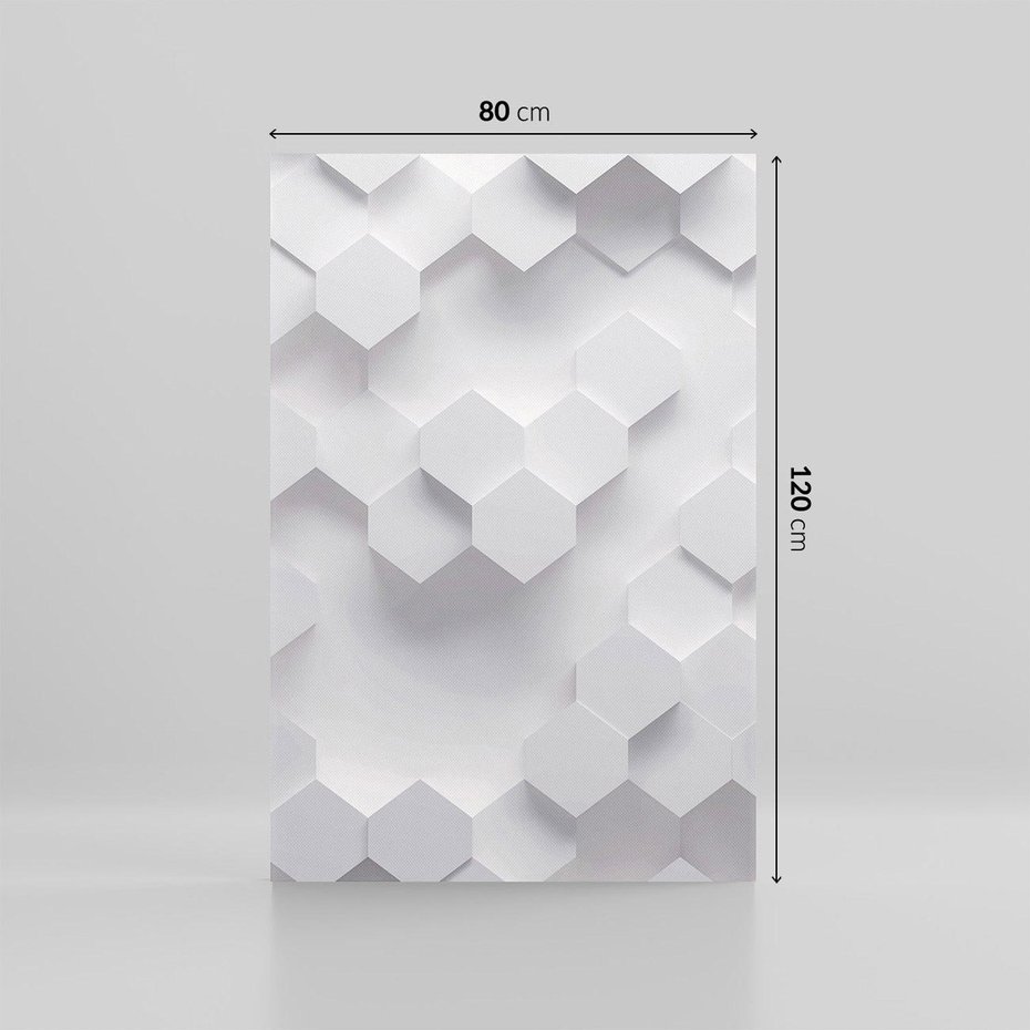 Obraz na płótnie 80x120 - Kreatywna Forma - geometryczny, 3D