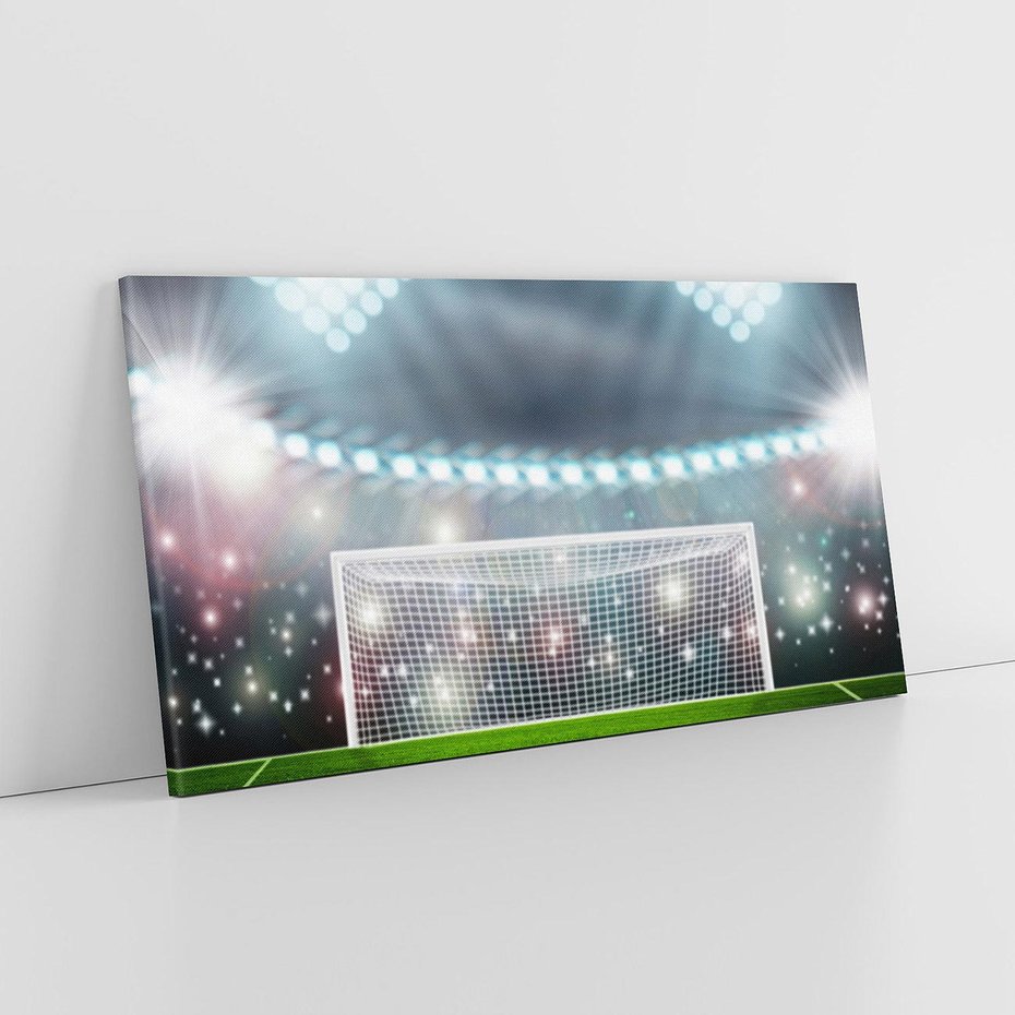 Obraz na płótnie 140x70 - Strzał do bramki - piłka, nożna