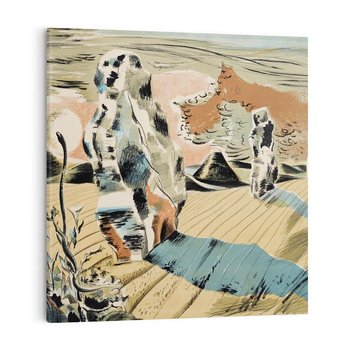 Obraz na płótnie 80x80 - Avebury (1937), Paul Nash - Reprodukcja - reprodukcja, obraz na płótnie