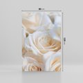 Obraz na płótnie 80x120 - Białe róże piękności - białe, róże