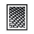 Plakat w ramie 40x50 - Elegancja Wysokości - architektura, wieżowiec - rama czarna