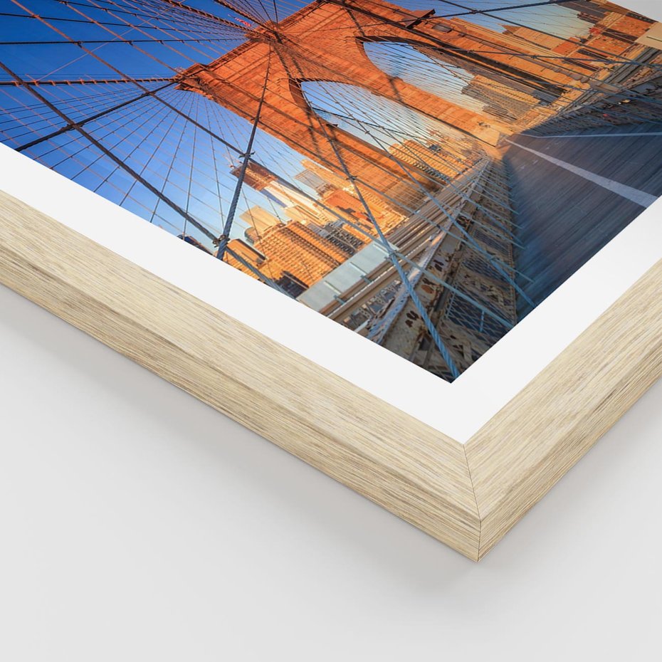 Plakat w ramie 30x40 - Most architektoniczne arcydzieło - most, architektura - rama drewno