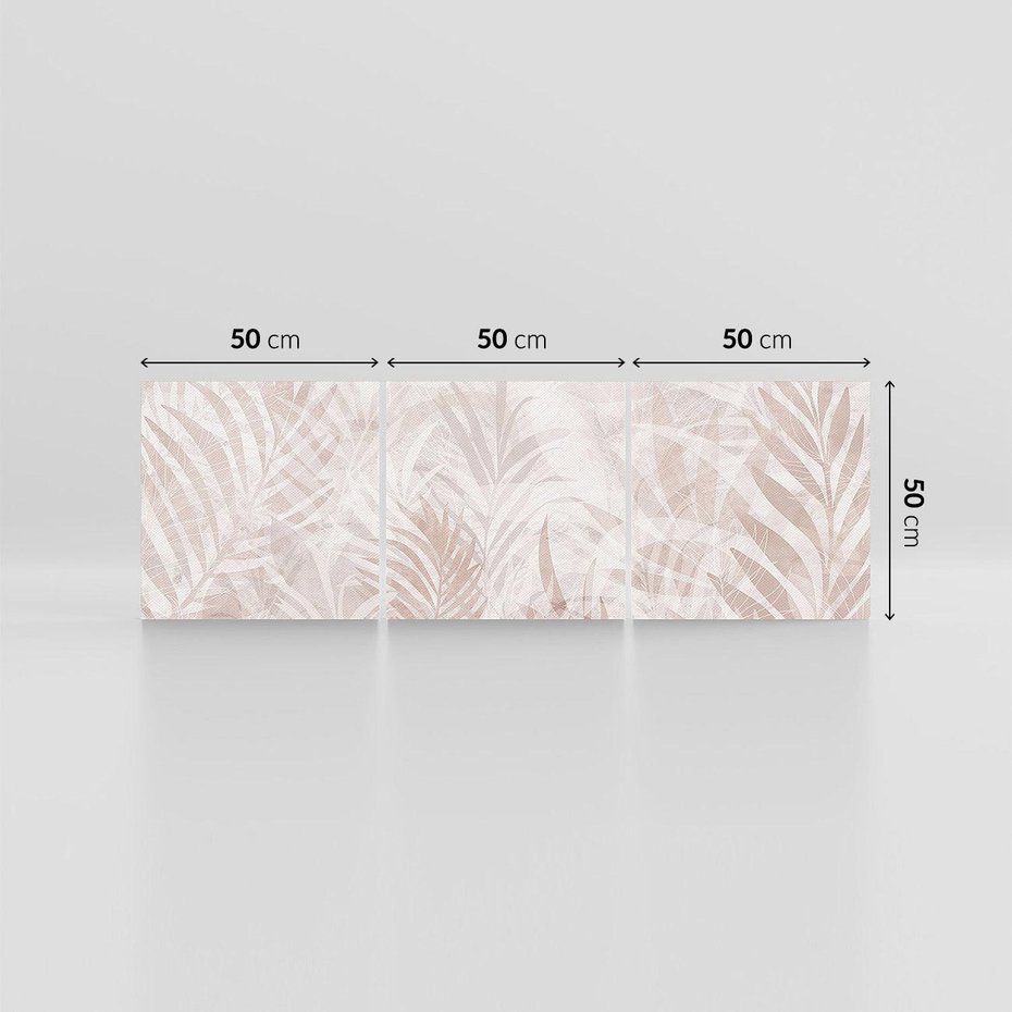 Obraz na płótnie 150x50 - Pejzaż zaklętych uczuć - monochromatyczne, w odcieniach beżu