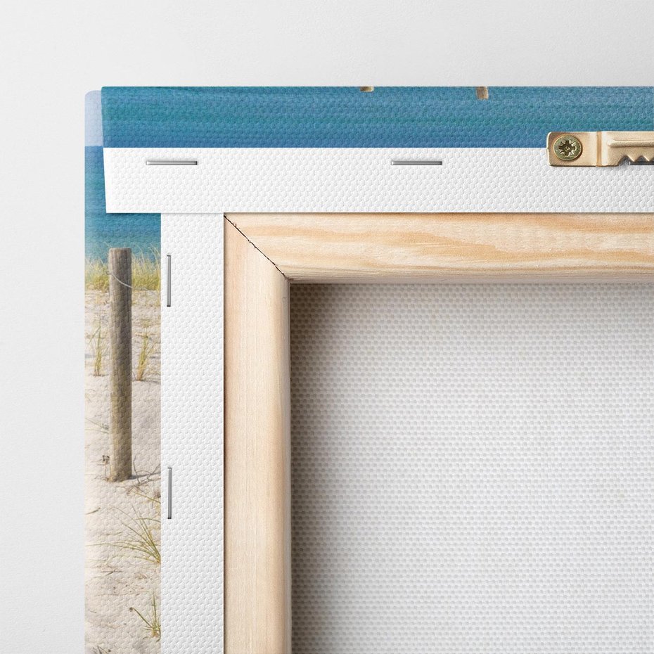 Obraz na płótnie 140x70 - Harmonia plażowego morza - plaża, morze