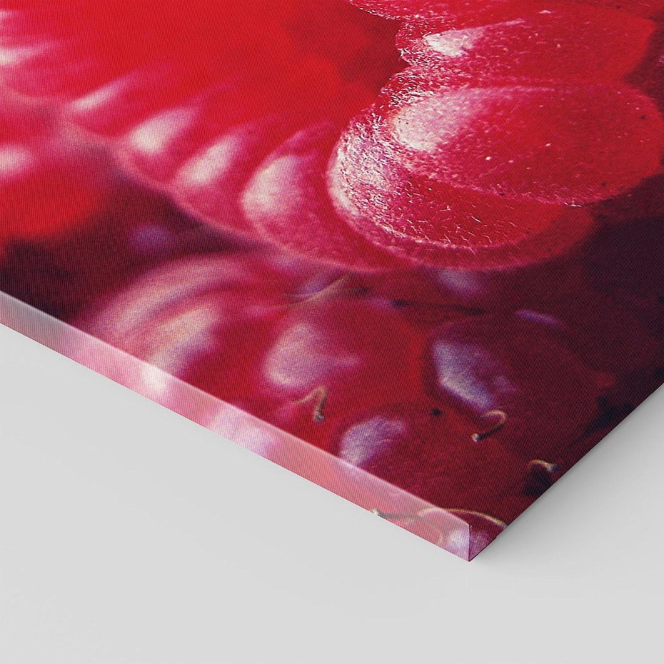 Obraz na płótnie 80x120 - Maliny Soczysta Eksplozja - maliny, owoce