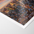 Plakat bez ramy 30x40 - Miasto wieżowców w perspektywie - miasto, wieżowce