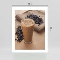 Plakat bez ramy 40x50 - Kawa ice coffee: orzeźwiający napój - kawa, ice