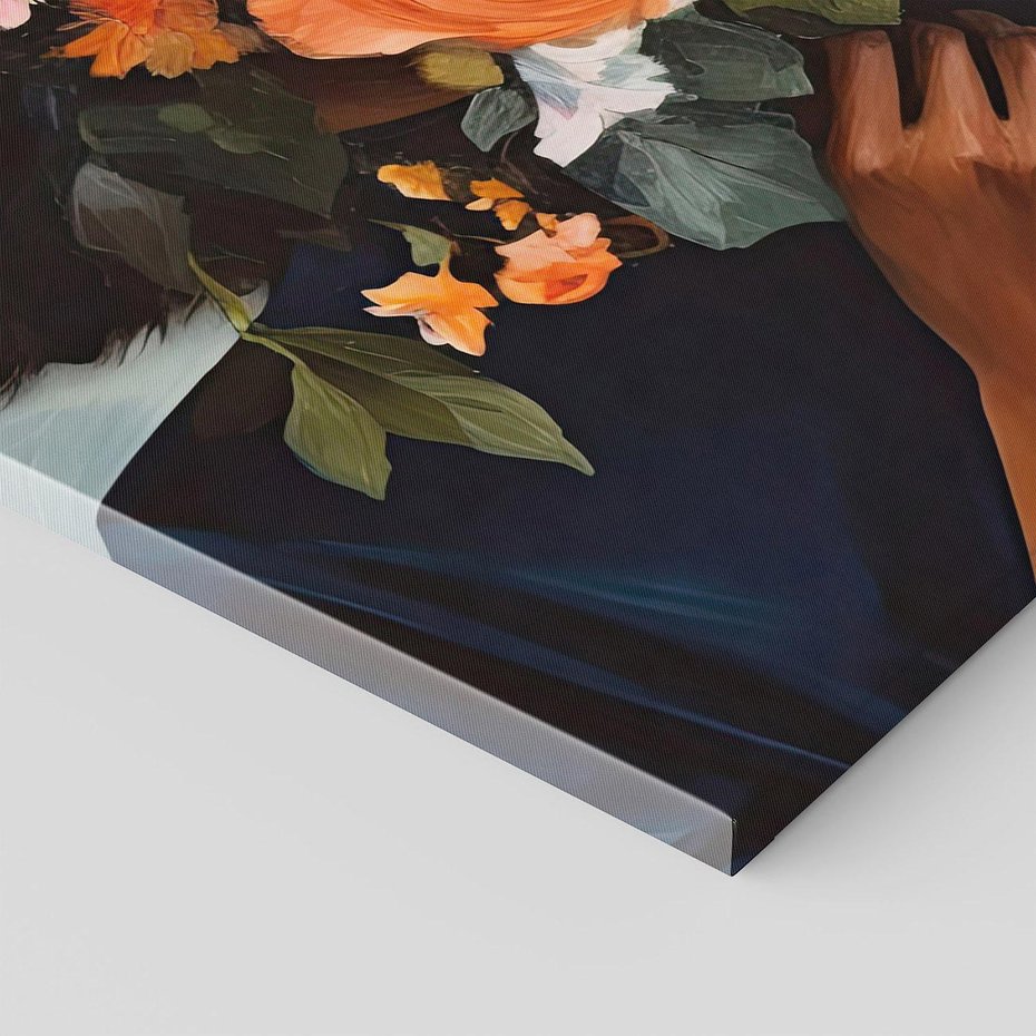 Obraz na płótnie 70x100 - Ukryte Emocje - obraz, akwarela