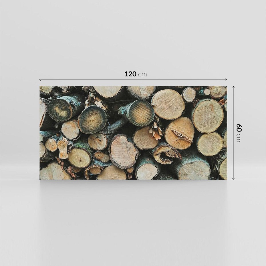 Obraz na płótnie 120x60 - Bliskość Natury - drewno, las
