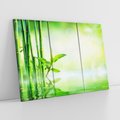 Obraz na płótnie 120x80 - Bambusowy relaks w SPA - bambus, SPA