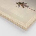 Zestaw obrazy w ramie 50x70 galeria - Tropikalne, palmy, plaża, wakacje - rama drewno