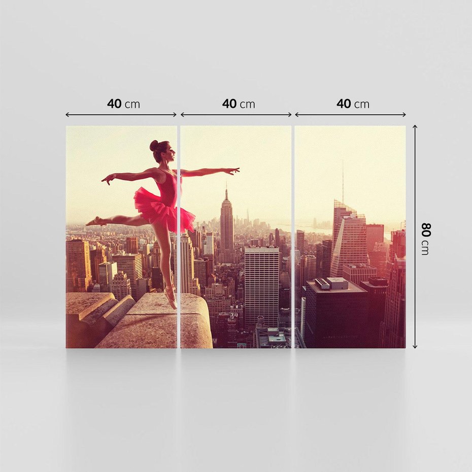 Obraz na płótnie 120x80 - Elegancja ruchu - balet, taniec