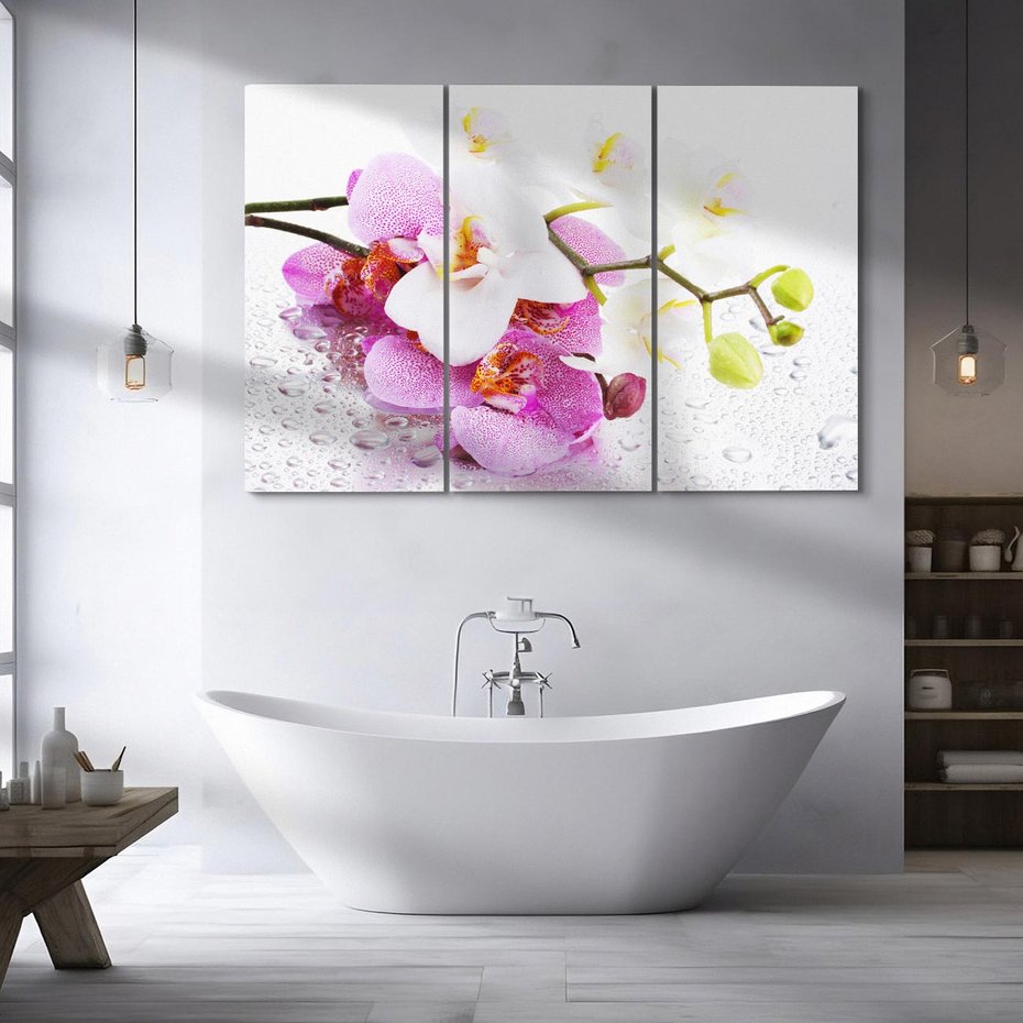 Obraz na płótnie 120x80 - Magia kwiatów - kwiaty