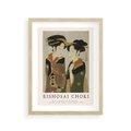 Plakat w ramie 30x40 - Reprodukcja Japońskiej Grafiki - eishosai choki, reprodukcja grafiki - rama drewno