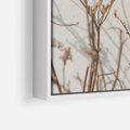 Obraz w ramie 80x80 - Boho gałązki suche - gałązki, suche - rama biała