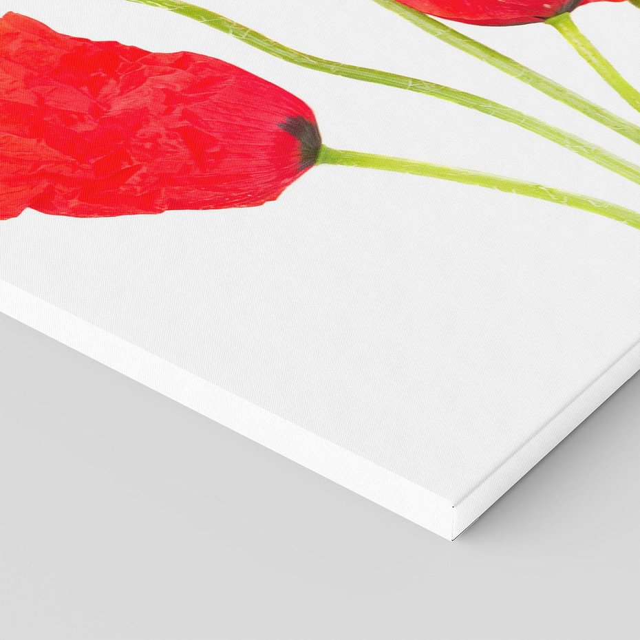 Obraz na płótnie 100x70 - Pola maków w pełnym kolorze - maki, kwiaty