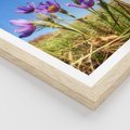 Plakat w ramie 40x50 - Kwiatowa siła łąki - kwiaty, łąka - rama drewno