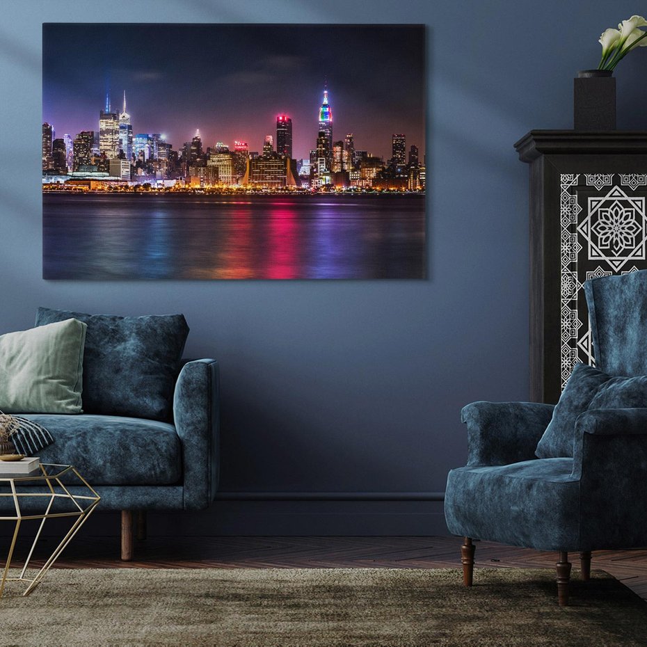 Obraz na płótnie 100x70 - Ameryka w oczach Nowego Jorku - Ameryka, USA