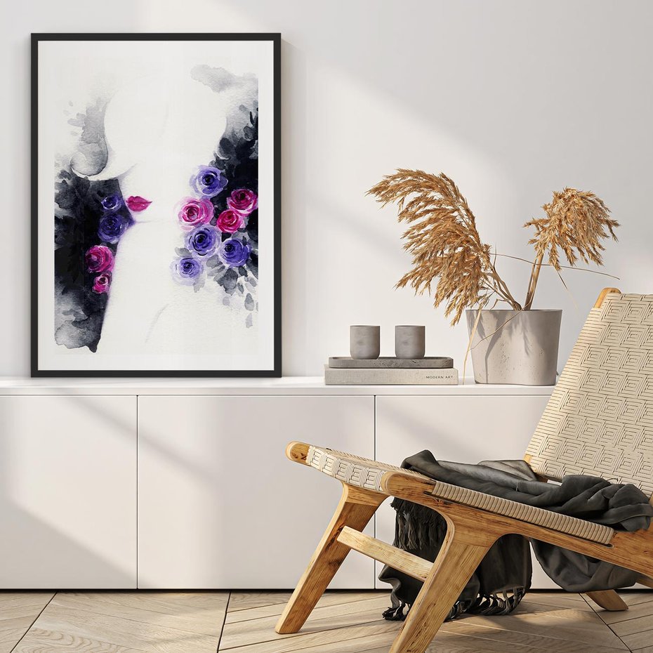 Plakat bez ramy 21x30 - Urok osobowości - kobieta, portret