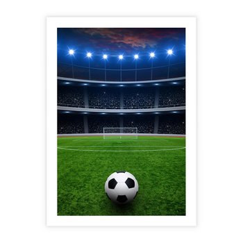 Plakat bez ramy 21x30 - Piłka nożna - gol! - piłka nożna, gol