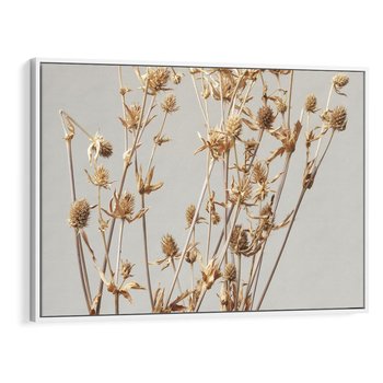 Obraz w ramie 120x80 - Delikatne gipsówki - gipsówka, suche - rama biała