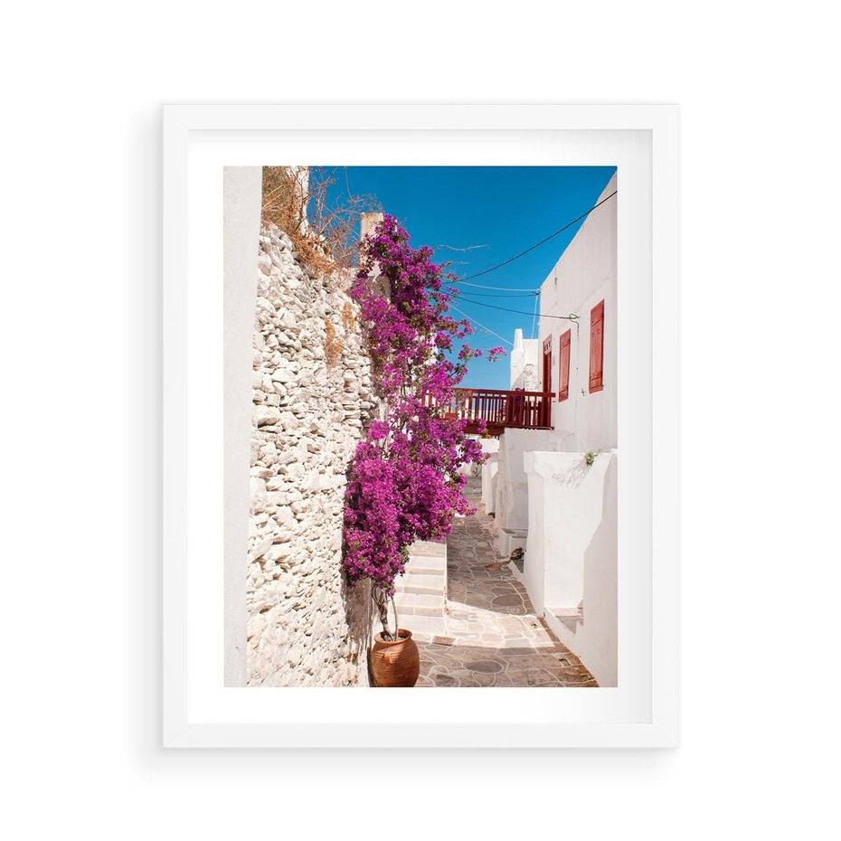 Plakat w ramie 40x50 - Chorwackie Wakacje - Chorwacja, wakacje - rama biała