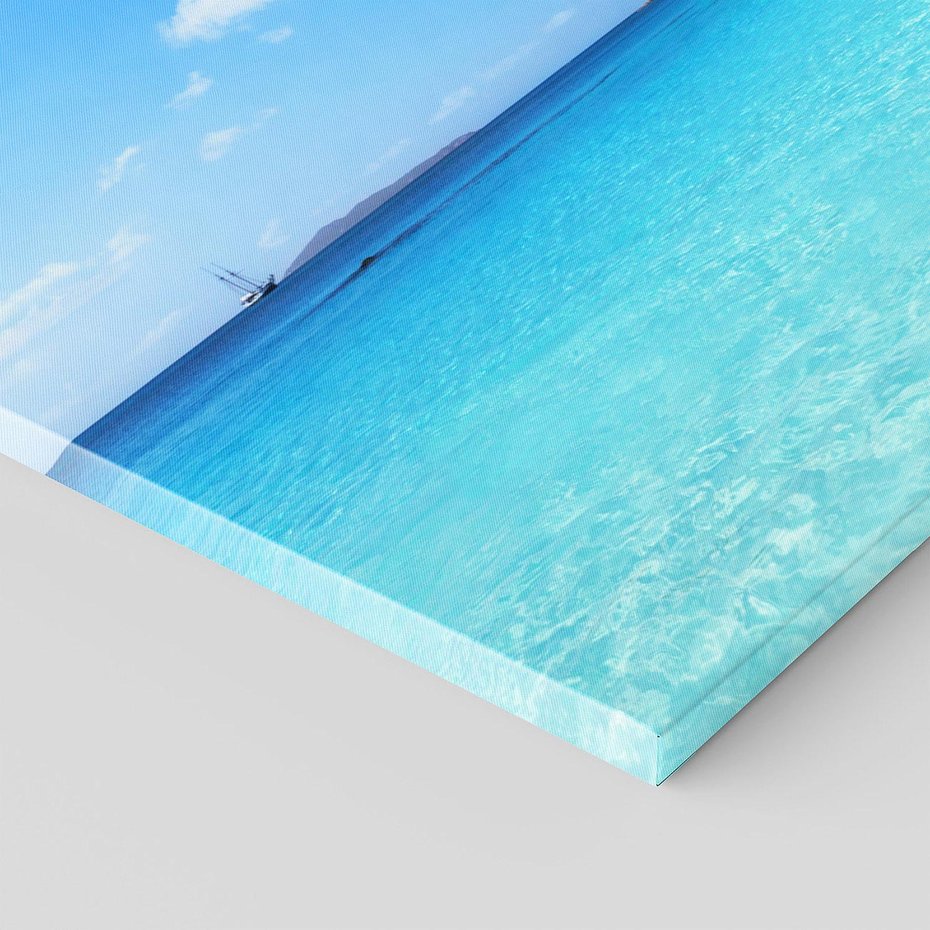 Obraz na płótnie 150x50 - Idylliczne Seszele - przyjemność dla oczu - Seszele, plaża