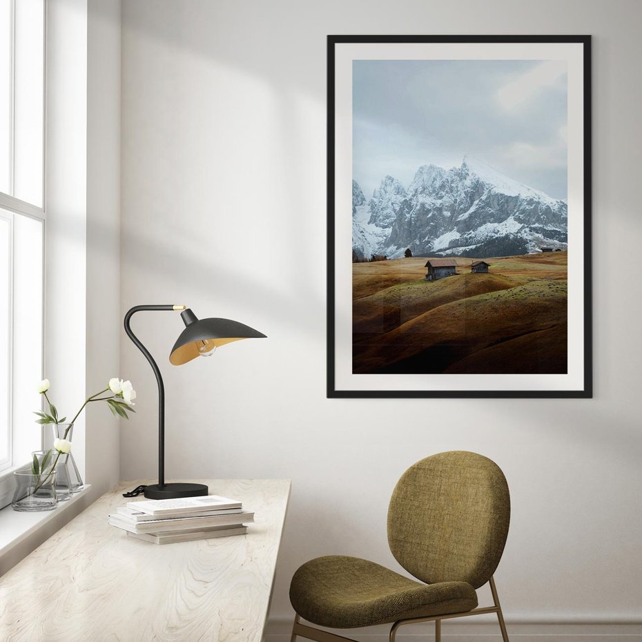 Plakat bez ramy 21x30 - Odkryj Ich Urok - góry, skandynawia