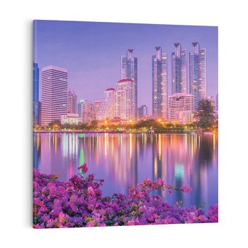 Obraz na płótnie 50x50 - Tajemnicza Azja - Bangkok, Azja