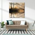 Obraz na płótnie 30x30 - Romantyczny Mostek - mostek, romantyczny