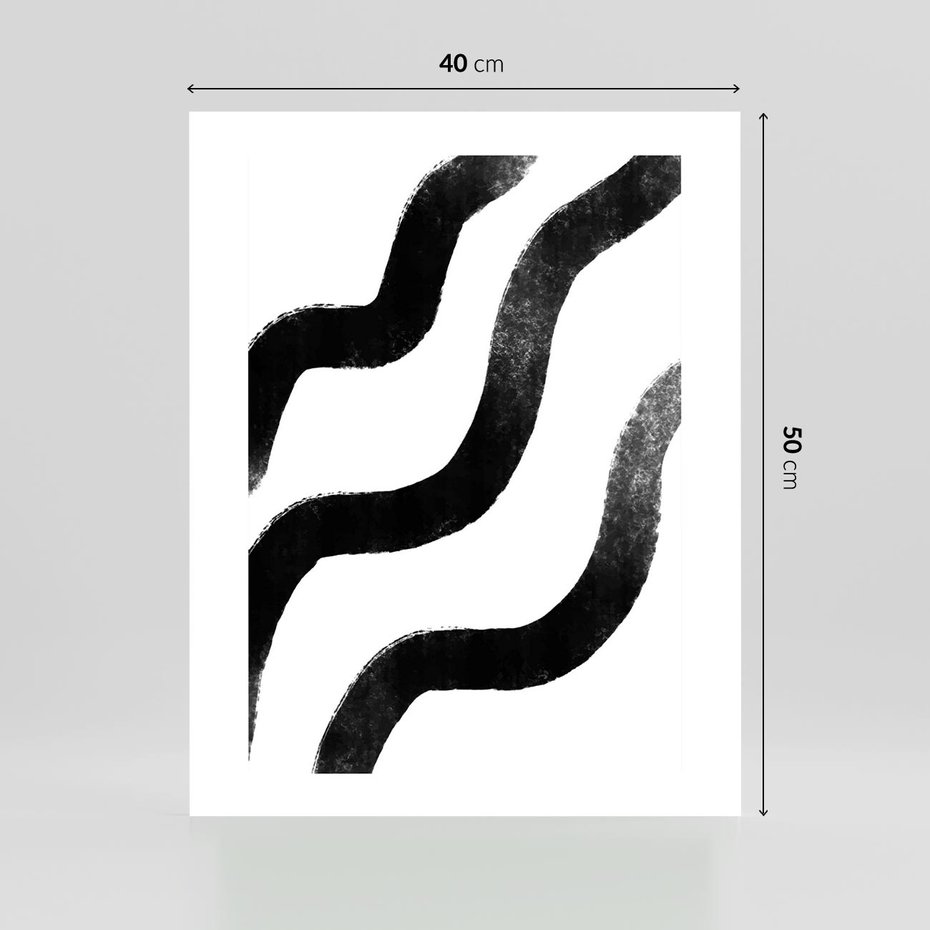 Plakat bez ramy 40x50 - Wibracje Plam - abstrakcja, minimalizm